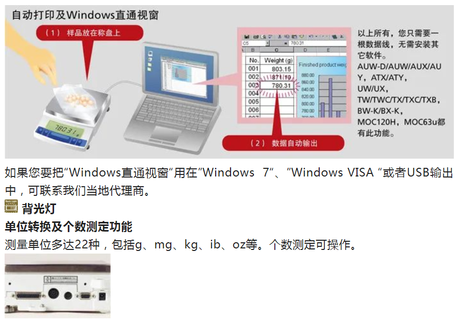 島津?qū)嶒?yàn)室電子托盤(pán)天平UW/UX系列產(chǎn)品介紹(圖4)