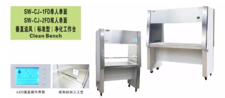實驗室化驗雙人單面垂直送風凈化工作臺SW-CJ-2FD系列產(chǎn)品介紹(圖1)